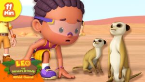 FINDING MEERKATS IN THE WILD! | Leo the Wildlife Ranger | Educational Animal Cartoons - Kids TV Series, Kingdom Kids Zone - Leo the Wildlife Ranger - Official Channel