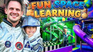 Massive Indoor Space Playground for Kids 🚀 Educational Learn Through Play Family STEM at Kidstopia! - Kingdom Kids Zone, Little Learners - Happy Hubbard’s - Educational Videos for Kids
