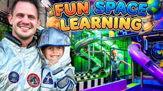Massive Indoor Space Playground for Kids 🚀 Educational Learn Through Play Family STEM at Kidstopia! - Kingdom Kids Zone, Little Learners - Happy Hubbard’s - Educational Videos for Kids