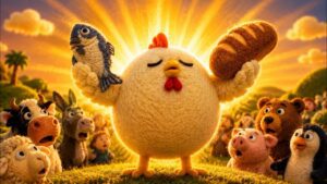 Bedtime Bible Stories for Kids | Jesus Feeds the 5,000! 🍞🐟 | Goodnight Goober - Kids (0-5), Kingdom Kids Zone - Back To The Basics!