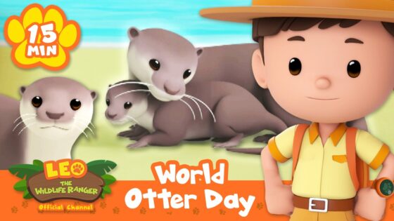 Leo Reunites Mother and Child on World OTTER Day! | Leo the Wildlife Ranger | Learning Cartoons - Kids TV Series, Kingdom Kids Zone - Leo the Wildlife Ranger - Official Channel