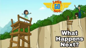 Big Trouble When The Bridge Breaks!| What Happens Next | Junior Jets Amazon Adventure | Let's Go See - Kingdom Kids Zone, Little Learners - Let's Go See