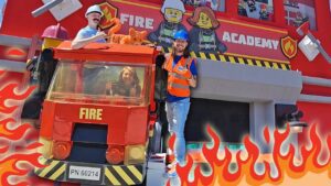 🚒 Fire Academy at LEGOLAND® 🔥Fire Truck Song - Kingdom Kids Zone, Sing With Me - Handyman Hal - Music for Kids