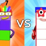 Team Game Tournaments with the Blocks | Learn to Count for Kids | Number Cartoon | Numberblocks - Kingdom Kids Zone, Little Learners - Numberblocks