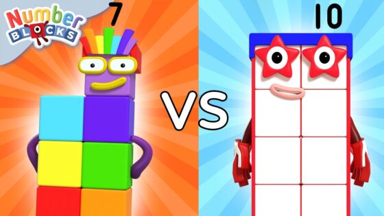 Team Game Tournaments with the Blocks | Learn to Count for Kids | Number Cartoon | Numberblocks - Kingdom Kids Zone, Little Learners - Numberblocks