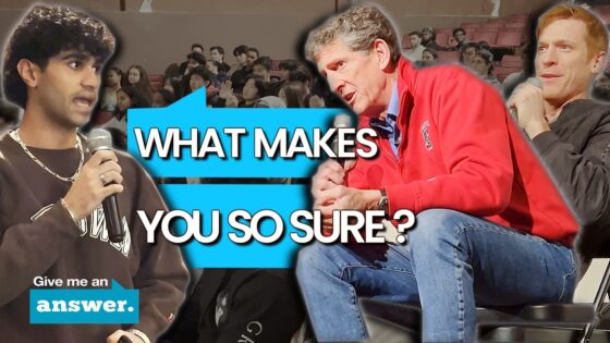 Agnostic At Brown University Gets Challenged To Prove Himself | Stuart & Cliffe Knechtle - Q&A Sessions, Truth Seekers - Give Me An Answer with Stuart & Cliffe Knechtle