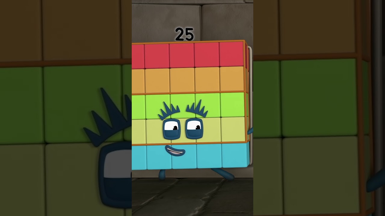 Pretty Patterns and Puzzles | Learn to Count for Kids | Number Cartoon | Numberblocks #shorts - Kingdom Kids Zone, Little Learners, Shorts - Numberblocks
