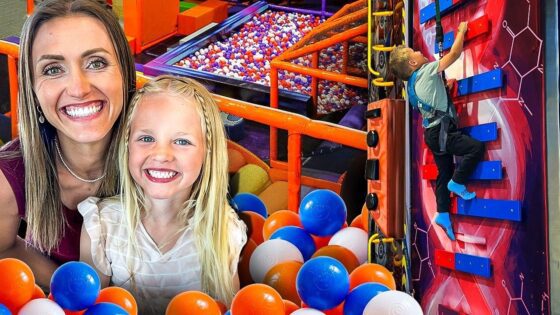 Rock Climbing, Soccer & Space?! INSANE Indoor Playground for Kids! Family Learning and Free Play. - Kingdom Kids Zone, Little Learners - Happy Hubbard’s - Educational Videos for Kids