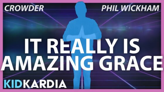 IT REALLY IS AMAZING GRACE || MOTIONS & LYRICS || Phil Wickham & CROWDER - Kingdom Kids Zone, Sing With Me - Kid Kardia