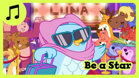 Be A Star Sing-Along Song βπ΅ Luna Chip & Inkie π² Animated Songs for Kids - Kids (0-4), Kingdom Kids Zone - Luna, Chip & Inkie