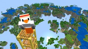 Can I beat a FLOATING ISLAND World? - Gameplay, Kingdom Kids Zone, Minecraft - CringyGull