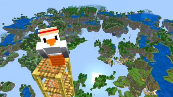 Can I beat a FLOATING ISLAND World? - Gameplay, Kingdom Kids Zone, Minecraft - CringyGull