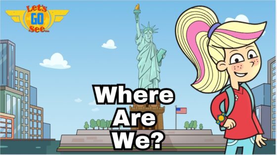 Where Are We? Yellow Taxis and Giant Skyscrapers! | Let's Go See - Kingdom Kids Zone, Little Learners - Let's Go See