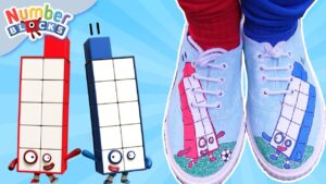 Make Your Own Football Shoes | Learn to Count for Kids Compilation | Number Cartoon | Numberblocks - Kingdom Kids Zone, Little Learners - Numberblocks