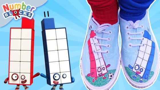 Make Your Own Football Shoes | Learn to Count for Kids Compilation | Number Cartoon | Numberblocks - Kingdom Kids Zone, Little Learners - Numberblocks