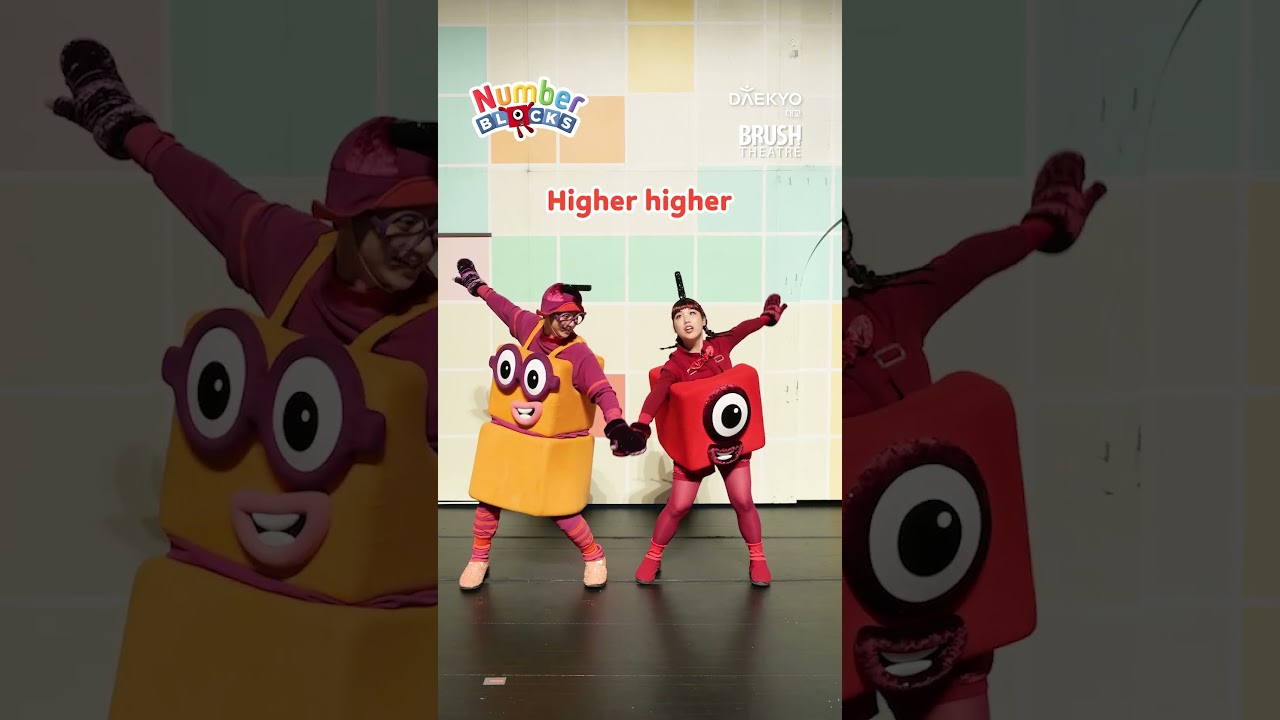 Let's Fly With Numberblocks 1 and 2! | The Numberblocks Live Stage Show Korea! - Kingdom Kids Zone, Little Learners, Shorts - Numberblocks