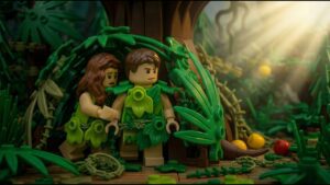 Adam and Eve | Lego Bible Brick Story - Bible Stories, Kingdom Kids Zone - Bible Brick Stories