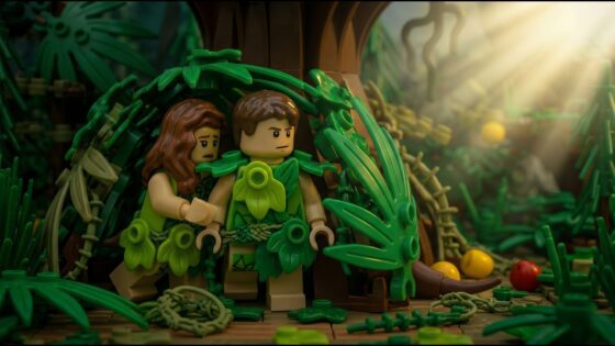 Adam and Eve | Lego Bible Brick Story - Bible Stories, Kingdom Kids Zone - Bible Brick Stories