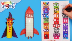 The Artiest, Most Craftiest Counting 🎨 | Learn to Count for Kids | Number Cartoon | Numberblocks - Kingdom Kids Zone, Little Learners - Numberblocks