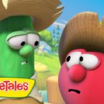 When Doing the Right Thing Gets Difficult 💙 VeggieTales 🌊 Tomato Sawyer And HuckleBerry Larry - Kids TV Series, Kingdom Kids Zone - VeggieTales Official