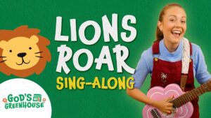 Lion's Roar (Daniel & The Lions' Den Sing-Along) 🦁 Toddler Worship Songs 🌼 God's Greenhouse - Kingdom Kids Zone, Sing With Me - God's Greenhouse | Bible Songs for Kids (by Minno)