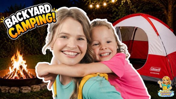 Backyard Camping for Kids with Silly Miss Lily & Paisley 🏕️ | Fun Educational Videos for Kids - Kingdom Kids Zone, Little Learners, Shows - Paisley's Corner - Educational Videos for Kids