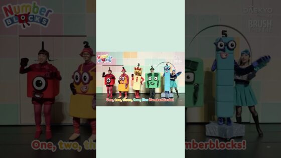1, 2, 3, 4, 5! Numberblocks! | The Numberblocks Live Stage Show Korea! - Kingdom Kids Zone, Little Learners, Shorts - Numberblocks