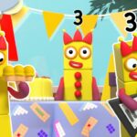 Oh No! There's Too Many Three's! | Learn to Count for Kids Compilation | Numberblocks - Kingdom Kids Zone, Little Learners - Numberblocks