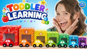Fun Toddler Learning – Learn Numbers for Toddlers with Silly Miss Lily | Numbers & Colors with Toys - Kingdom Kids Zone, Little Learners, Shows - Paisley's Corner - Educational Videos for Kids