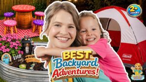 Backyard Learning Adventures for Kids with Silly Miss Lily | 2+ Hours Camping, Science, & Nature - Kingdom Kids Zone, Little Learners, Shows - Paisley's Corner - Educational Videos for Kids