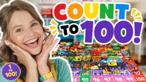 Learn to Count to 100 w/ Cars & Trucks & Silly Miss Lily | Fun Preschool & Toddler Learning Videos - Kingdom Kids Zone, Little Learners, Shows - Paisley's Corner - Educational Videos for Kids
