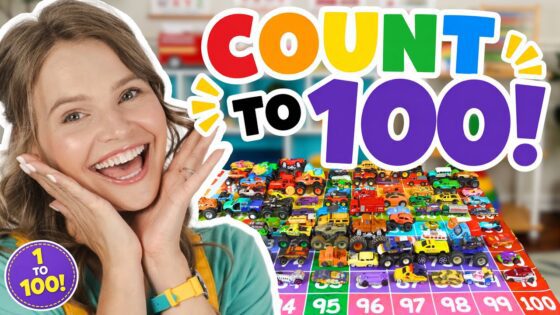Learn to Count to 100 w/ Cars & Trucks & Silly Miss Lily | Fun Preschool & Toddler Learning Videos - Kingdom Kids Zone, Little Learners, Shows - Paisley's Corner - Educational Videos for Kids