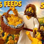 How did Jesus feed 5,000 people with only 5 loaves and 2 fish? Lego Bible Stories Animated Movie - Bible Stories, Kingdom Kids Zone - LEGO Bible Adventures