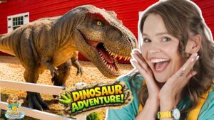 DINOSAUR ADVENTURE for Kids with Silly Miss Lily 🦖 | Explore a FUN Dinosaur Park! Videos for Kids - Kingdom Kids Zone, Little Learners, Shows - Paisley's Corner - Educational Videos for Kids