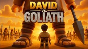 David and Goliath | LEGO Animated Bible Movie - Bible Stories, Kingdom Kids Zone - LEGO Bible Adventures