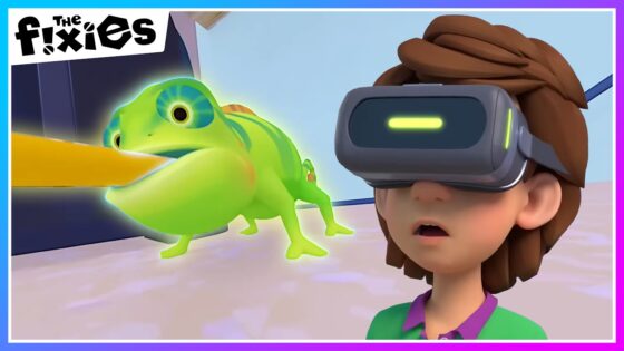 Tom Thomas Plays in VR | The Fixies | Educational Cartoons For Kids - Kingdom Kids Zone, Little Learners - The Fixies