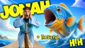 JONAH RAN 🐟 | Jonah and the Big Fish | Christian Kids Dance Song | Hey! Hosanna - Kingdom Kids Zone, Sing With Me - Hey! Hosanna