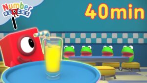 Numberblock 1 Counts Summer Smoothies | Learn to Count for Kids | Number Cartoon | Numberblocks - Kingdom Kids Zone, Little Learners - Numberblocks