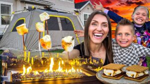 Backyard Camping for Kids! 🏕️ S’mores, STEM Learning, Family Bonding & Educational Adventure - Kingdom Kids Zone, Little Learners - Happy Hubbard’s - Educational Videos for Kids