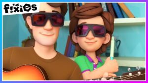Tom Thomas and Dad Put on a Show 🎸 | The Fixies | Educational Cartoons For Kids - Kingdom Kids Zone, Little Learners - The Fixies