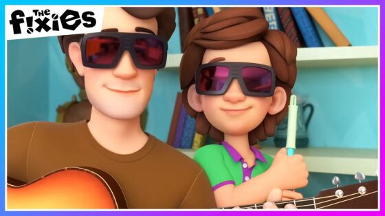 Tom Thomas and Dad Put on a Show 🎸 | The Fixies | Educational Cartoons For Kids - Kingdom Kids Zone, Little Learners - The Fixies