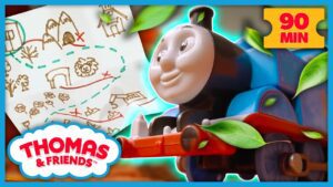 A Strong Wind Blows the Whole Day Off Track! | Thomas & Friends: Watch Out Thomas! | 90+ Minutes! - Kids TV Series, Kingdom Kids Zone - Thomas & Friends
