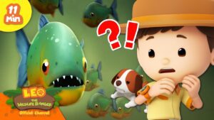 PIRANHA ATTACK IN THE AMAZON RIVER! | Leo the Wildlife Ranger | Learning Animal Cartoons - Kingdom Kids Zone, Shows - Leo the Wildlife Ranger - Official Channel