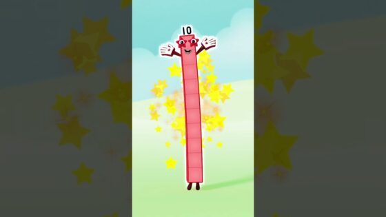 Summer Sums with Numberblock 10 | Learn to Count for Kids | Number Cartoon | Numberblocks #shorts - Kingdom Kids Zone, Little Learners, Shorts - Numberblocks