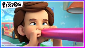 The Birthday Party 🎈 | The Fixies | Educational Cartoons For Kids - Kingdom Kids Zone, Little Learners - The Fixies