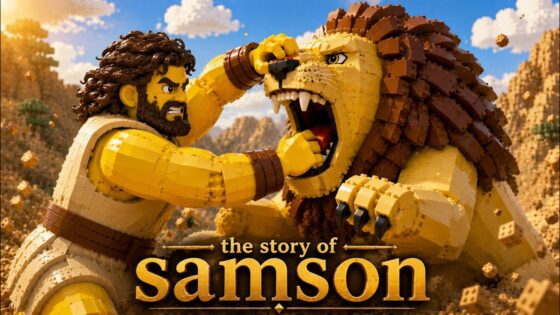 SAMSON: The Rise and Fall of God's Strongest Warrior - Bible Stories, Kingdom Kids Zone - LEGO Bible Adventures