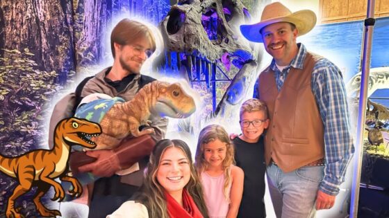 🦖 Cowboy Jack Visits Jurassic Quest! Giant Dinosaurs Come to Life! - Kingdom Kids Zone, Shows - Cowboy Jack
