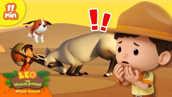 IS THAT A TWO-HORNED UNICORN?! | Leo the Wildlife Ranger | Educational Animal Cartoons - Kingdom Kids Zone, Shows - Leo the Wildlife Ranger - Official Channel