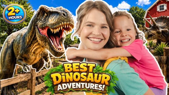🦖 DINOSAURS for Kids! 2+ HOURS of Dinosaur Adventures, Learning & Pretend Play with Silly Miss Lily - Kingdom Kids Zone, Little Learners, Shows - Paisley's Corner - Educational Videos for Kids