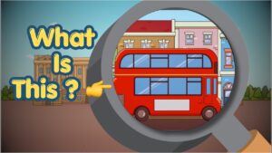 What Is This? 🚌 Wheels on the Bus in London! | Let's Go See 🇬🇧 - Kingdom Kids Zone, Little Learners - Let's Go See